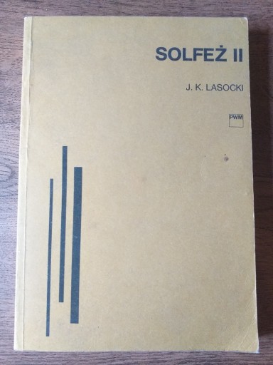 Zdjęcie oferty: Solfeż II - J.K.Lasocki rok wyd.1983