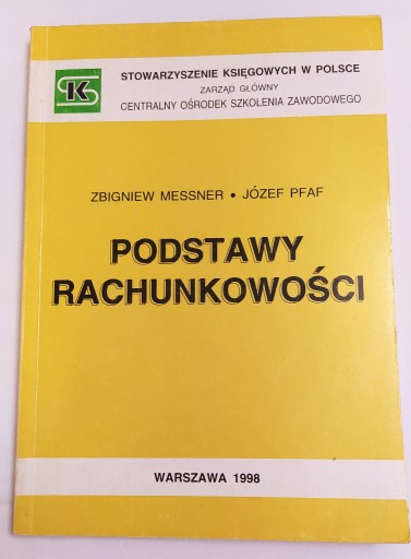 Zdjęcie oferty: PODSTAWY RACHUNKOWOŚCI