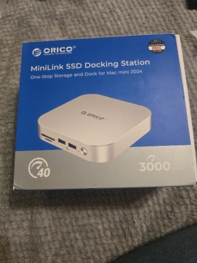 Zdjęcie oferty: Orico MiniLink M49P 9w1 10Gbs 1TB M.2 USB-A SD Jack super dla Mac mini 2024