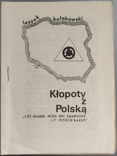 Zdjęcie oferty: Kłopoty z Polską Leszek Kołakowski II obieg bibuła
