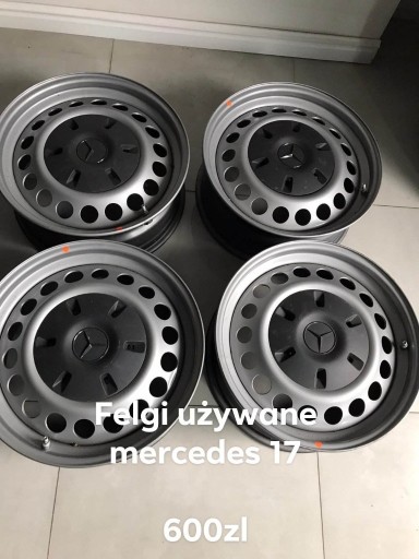 Zdjęcie oferty: Felgi używane mercedes 17 , 5x112 et 50