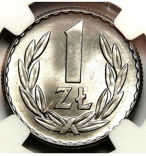 Zdjęcie oferty: Moneta obiegowa prl 1 zł 1965r MS66