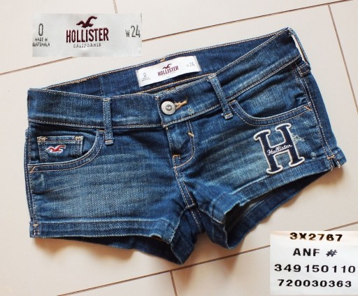 Zdjęcie oferty: Hollister biodrowe szorty dżins r.XS/S