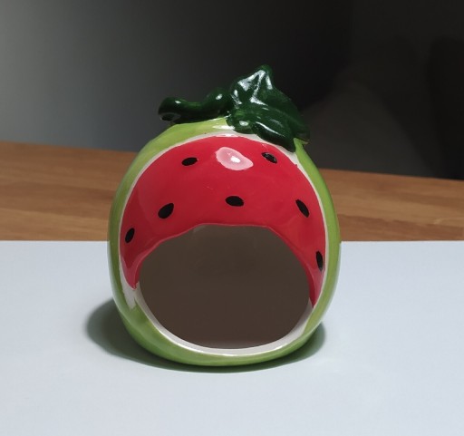 Zdjęcie oferty: Domek ceramiczny chomika myszy gryzoni arbuz