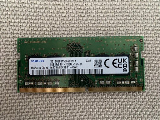 Zdjęcie oferty: OKAZJA! 8GB RAM DDR4 Samsung M471A1K43EB1-CWE 