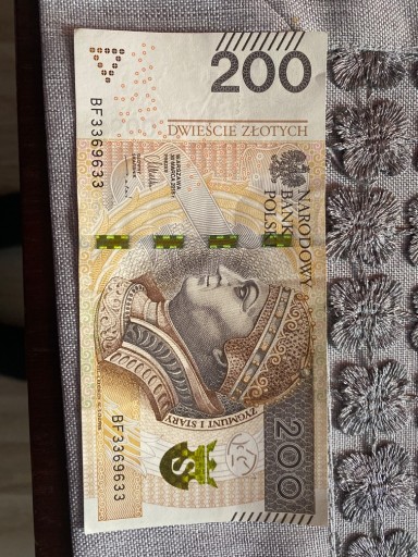 Zdjęcie oferty: Banknot 200zł RADAR