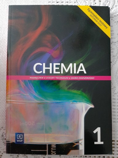 Zdjęcie oferty: Podręcznik chemia 1 WSiP liceum/technikum rozsz.