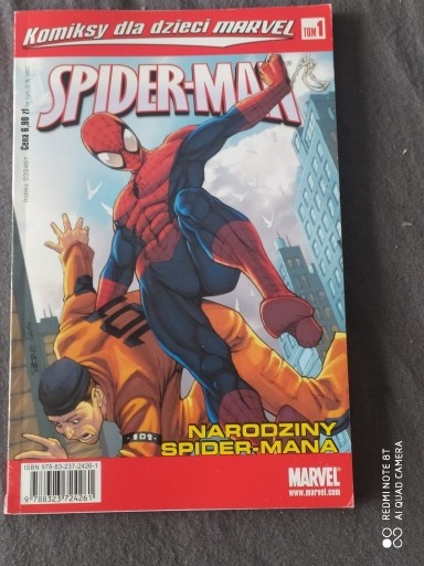 Zdjęcie oferty: Narodziny Spider-Mana Komiksy dla dzieci tom 1