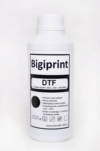 Zdjęcie oferty: Atrament DTF BLACK 500 g