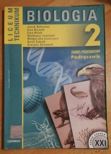 Zdjęcie oferty: Biologia 2, zakres podstawowy; Jacek Balerstet