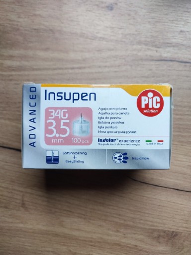 Zdjęcie oferty: Insupen igły do penów 34G 3,5 mm