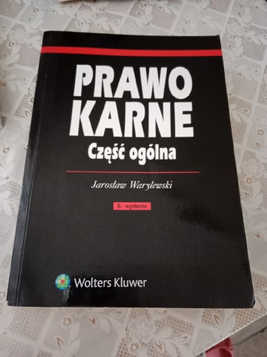 Zdjęcie oferty: PRAWO KARNE Część ogólna J. Warylewski