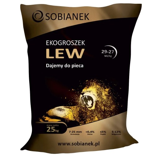 Zdjęcie oferty: Ekogroszek LEW 29-27 MJ/kg 1000 kg Groszek Premium