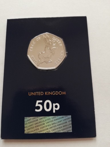 Zdjęcie oferty: 2017 WIELKA BRYTANIA 50 pence ( 50p )