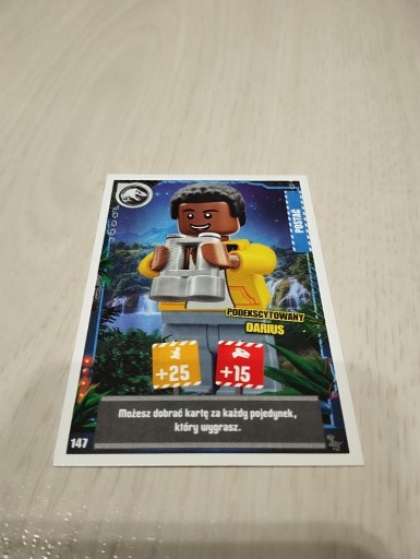 Zdjęcie oferty: Karta LEGO Jurassic World seria 3 - nr 147