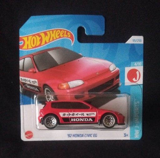 Zdjęcie oferty: Hot Wheels - '92 HONDA CIVIC EG - 95/250