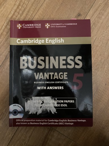 Zdjęcie oferty: Cambridge English Business 5 Vantage + CDs
