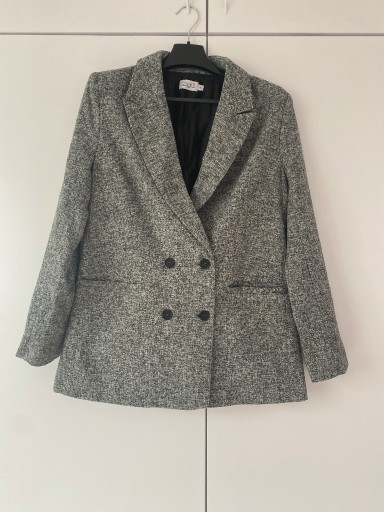 Zdjęcie oferty: Garnitur damski szary elegancki Chloe B x NA-KD 40