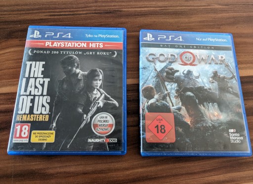 Zdjęcie oferty: God of War i THE LAST OF US 1 Remaster | PS4, PS5