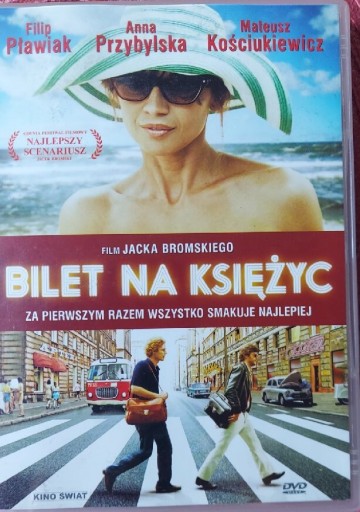 Zdjęcie oferty: BILET NA KSIĘŻYC. ANNA PRZYBYLSKA. M. KOŚCIUKIEWICZ. REŻ. JACEK BROMSKI.DVD