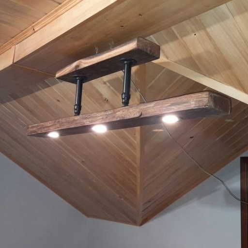 Zdjęcie oferty: Lampa dębowa loft rustykalna