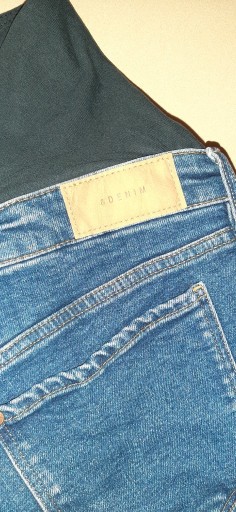 Zdjęcie oferty: Skiny ciążowe H&M mama M jeans niebieskie