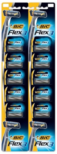 Zdjęcie oferty: Bic Maszynka do Golenia Flex 3 Classic 10szt