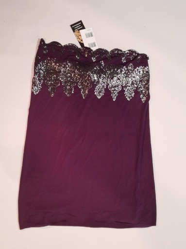 Zdjęcie oferty: Sukienka fioletowa srebrna elegancka naszyjnik