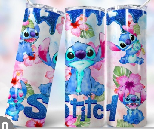 Zdjęcie oferty: Kubek termiczny stalowy z nadrukiem Stitch