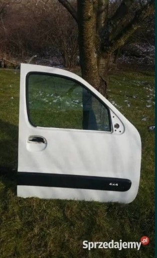 Zdjęcie oferty: DRZWI RENAULT KANGOO 4X4 2002 2005 BIAŁE SREBRNE 