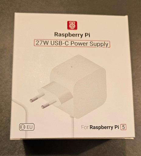 Zdjęcie oferty: Oryginalny zasilacz do Raspberry Pi RPI 5 27Wat, USB-C, nówka nieużywana