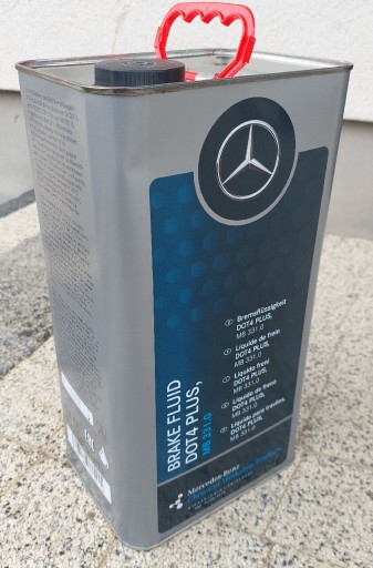 Zdjęcie oferty: PŁYN HAMULCOWY MERCEDES 5L DOT4 + PLUS MB 331.0