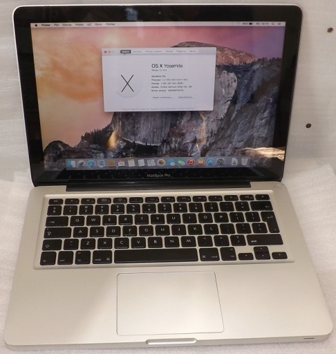 Zdjęcie oferty: Apple MacBook Pro A1278 13.3" Intel c2d 2.4GHz GeForce 320M 250GB +Bateria