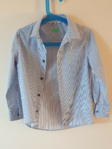 Zdjęcie oferty: Elegancka koszula chłopięca w paski H&M roz 116
