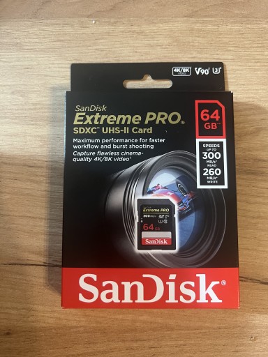 Zdjęcie oferty: Karta Sandisk Extreme PRO SDSDXDK-064G-GN4IN 64 GB