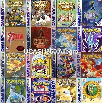 Zdjęcie oferty: Zestaw 16 Gier Game boy Color Pokemon Zelda Dx 