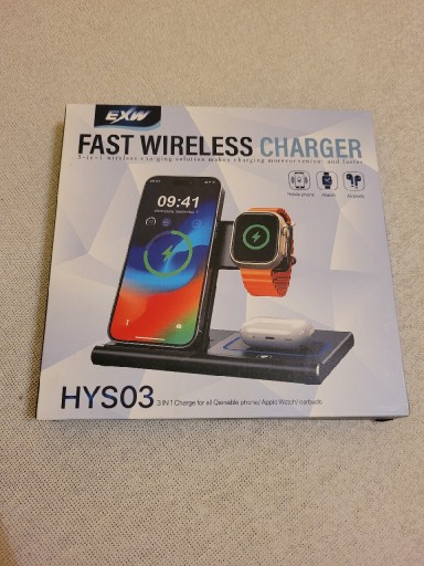 Zdjęcie oferty: Stacja ładowania indukcyjnego EXW HYS03 3w1