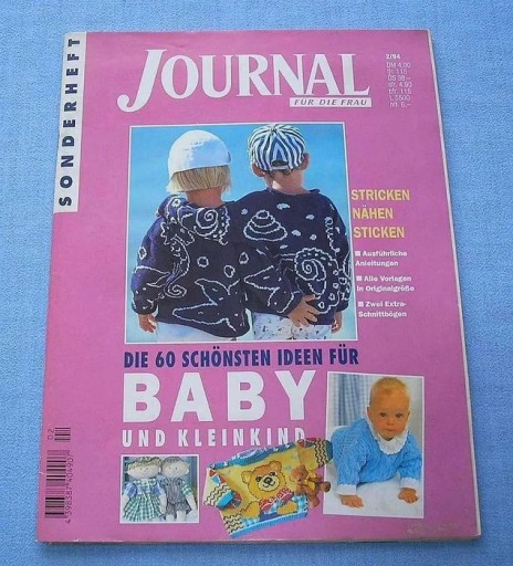 Zdjęcie oferty: Journal Baby und Kleinkind 1994 Dzianina szydełko