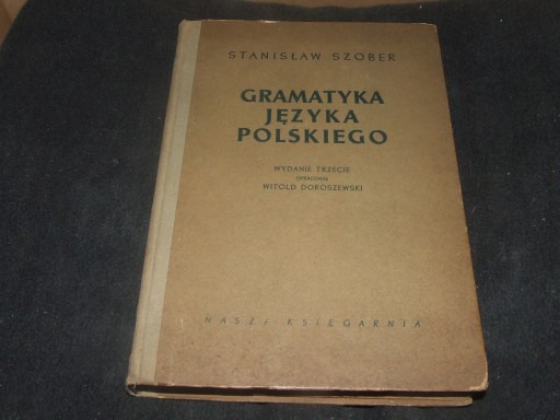 Zdjęcie oferty:  GRAMATYKA JĘZYKA POLSKIEGO - S.SZOBER