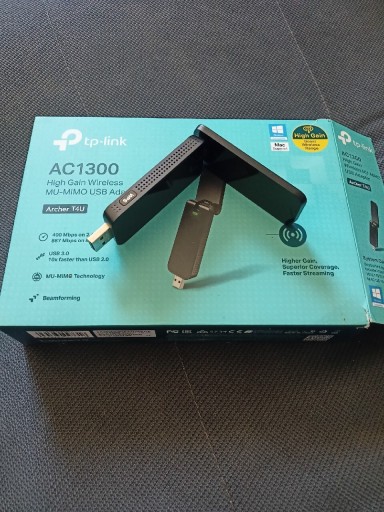 Zdjęcie oferty: Karta sieciowa usb tp-link ac1300 uzywana