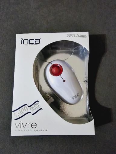 Zdjęcie oferty: Mysz bezprzewodowa INCA biało różowa 2400 DPI
