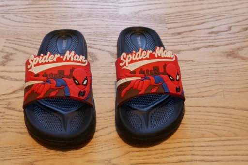 Zdjęcie oferty: Klapki dziecięce, gumowe, basen, Spiderman 31/32