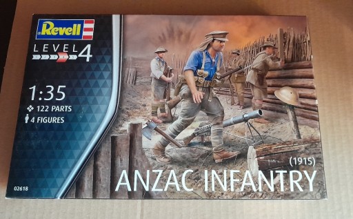 Zdjęcie oferty: ANZAC Infantry 1/35 piechota nowozelandzka Revell