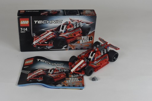 Zdjęcie oferty: LEGO Technic 42011 samochód wyścigowy. Komplet!