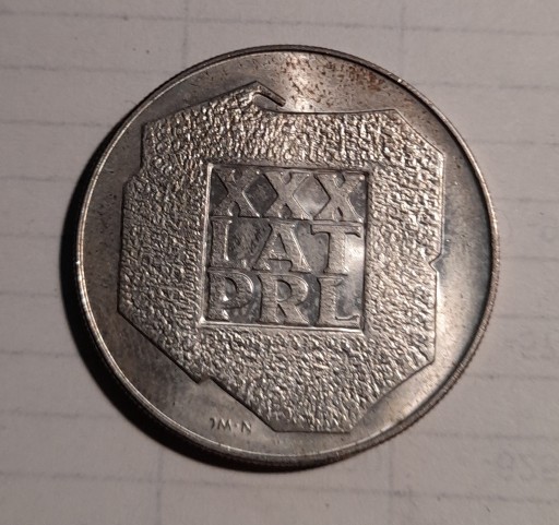 Zdjęcie oferty: Moneta srebrna 200 zł XXX lat PRL 1974 rok