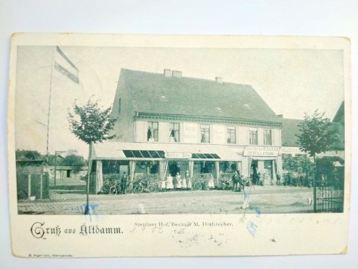 Zdjęcie oferty: SZCZECIN Stettin Dąbie Altdamm Stettiner Hof 1902