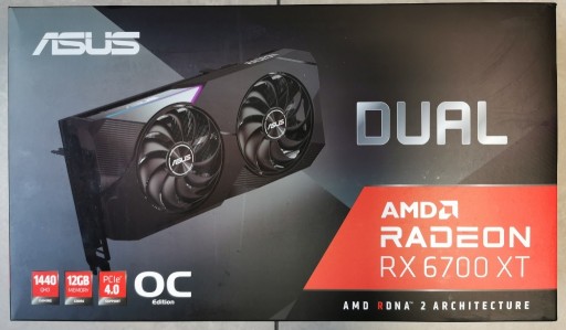 Zdjęcie oferty: Karta graficzna ASUS Radeon RX 6700 XT Dual, 12GB