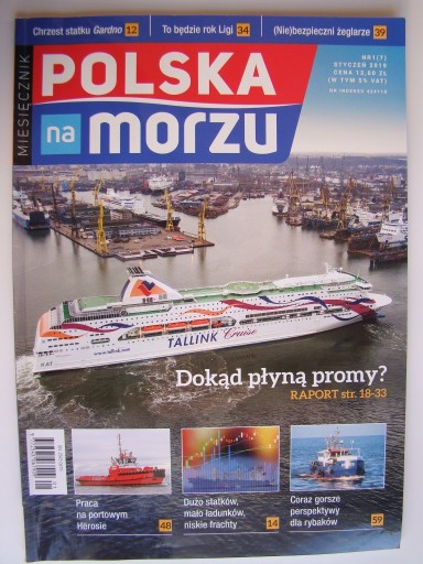 Zdjęcie oferty: Polska na morzu. Miesięcznik. Rok 2019. 7 egz. 