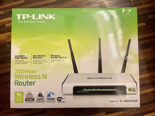 Zdjęcie oferty: Router TP-Link Model No. TL-WR941ND jak nowy