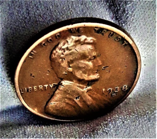 Zdjęcie oferty: LINCOLN  CENT---1938---D--- USA----NISKI NAKŁAD